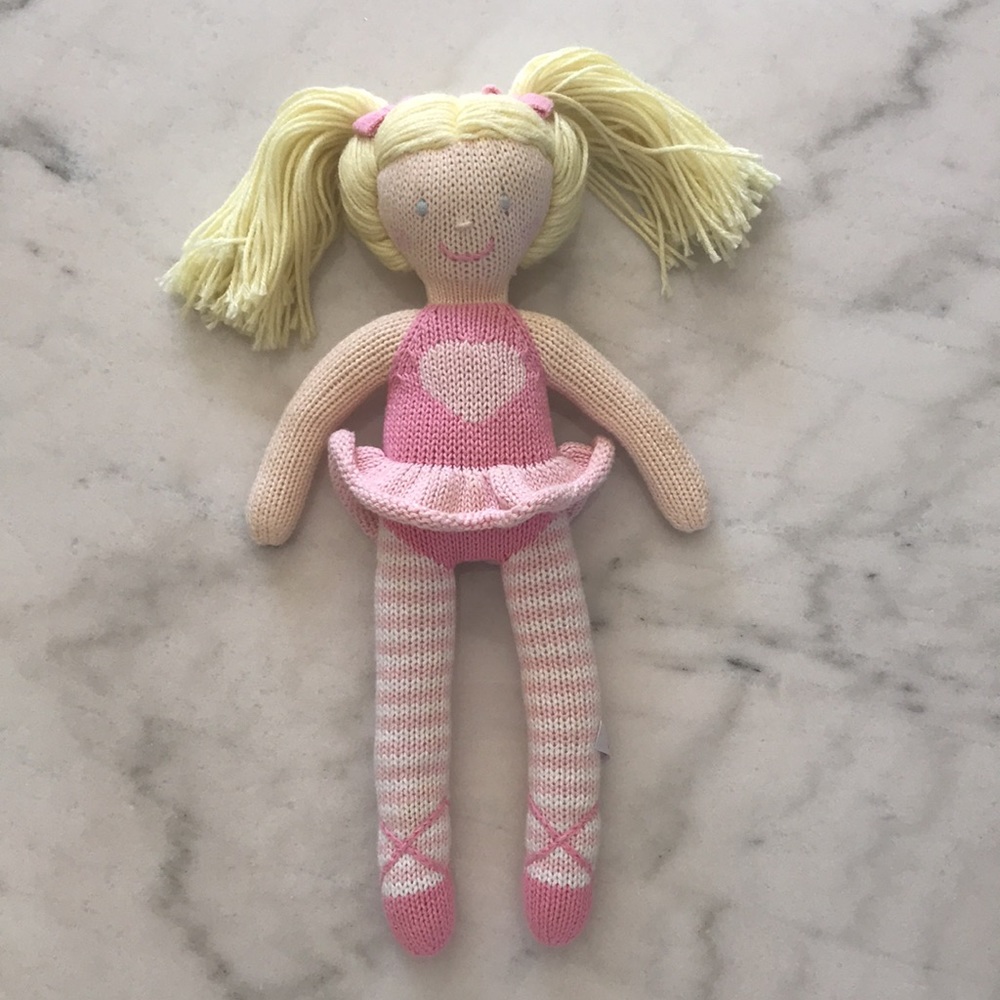 Zubels - blond ballerina doll